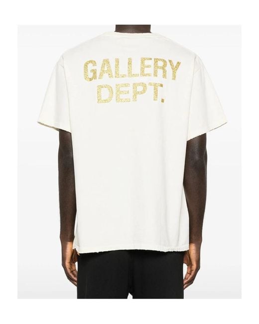 GALLERY DEPT. White Short-Sleeved T-Shirt for men