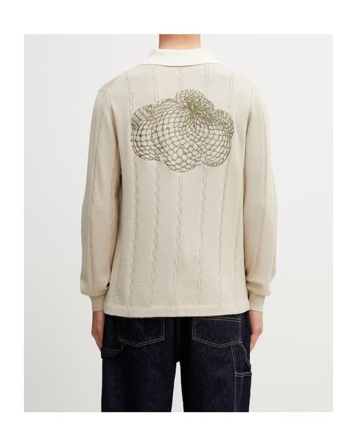Filling Pieces Natural V-Neck Pullover for men