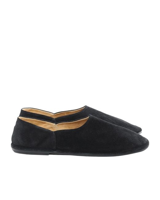 The Row Brown Suede Slippers for men