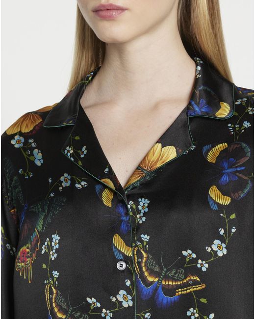 Lanvin Black Logo-Printed Shirt