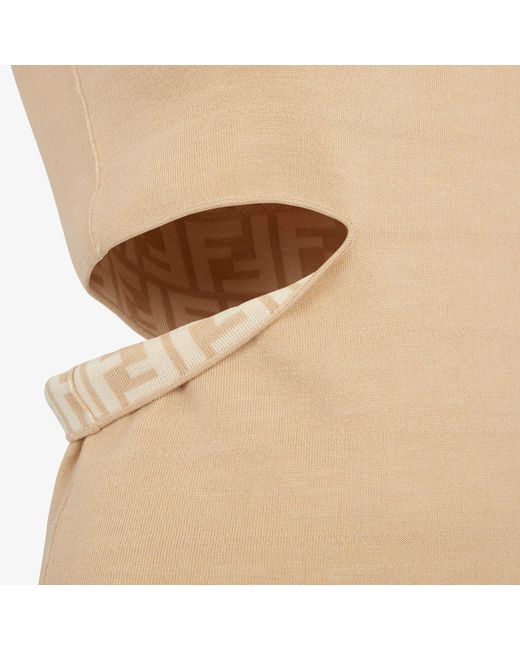 Fendi Natural Wool Top