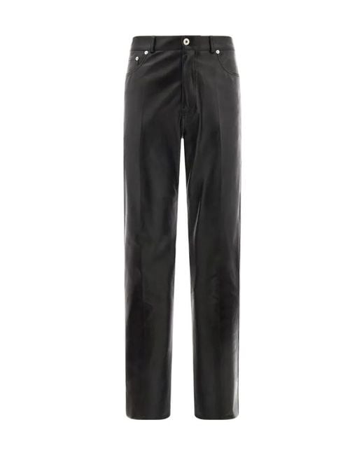 Ferragamo Black Five-Pocket Trousers for men