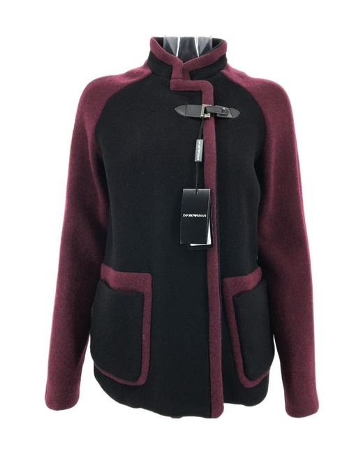 Emporio Armani Blue Spliced Long-Sleeved Casual Jacket
