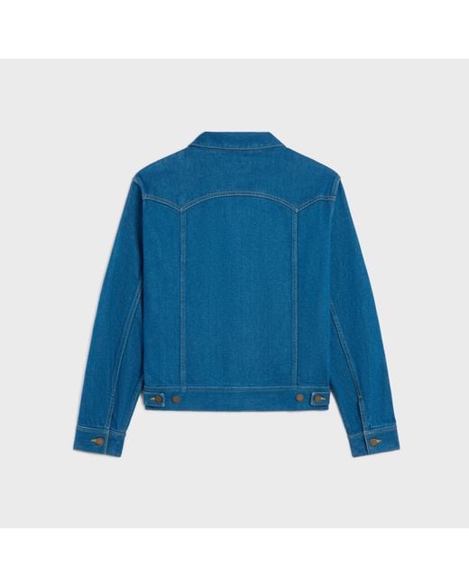 Céline Blue Trucker Jacket for men