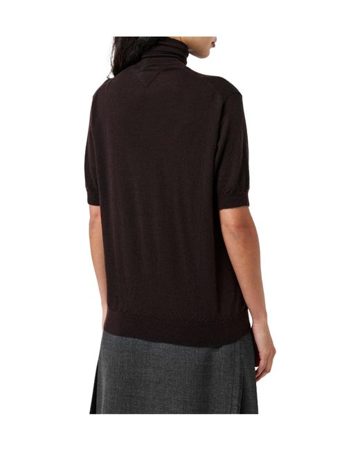 Prada Black Simple Short-Sleeved Shirt