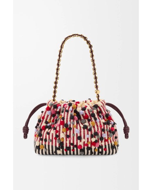 Loewe Red X Albers Medium Flamenco Purse