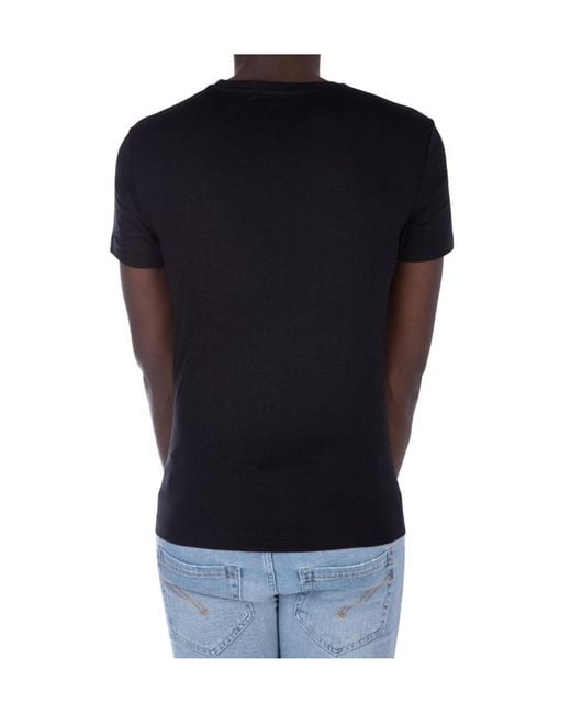 Polo Ralph Lauren Black Logo Embroidered Crewneck T-Shirt for men