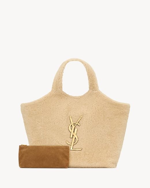 Saint Laurent Natural Icare Handbag