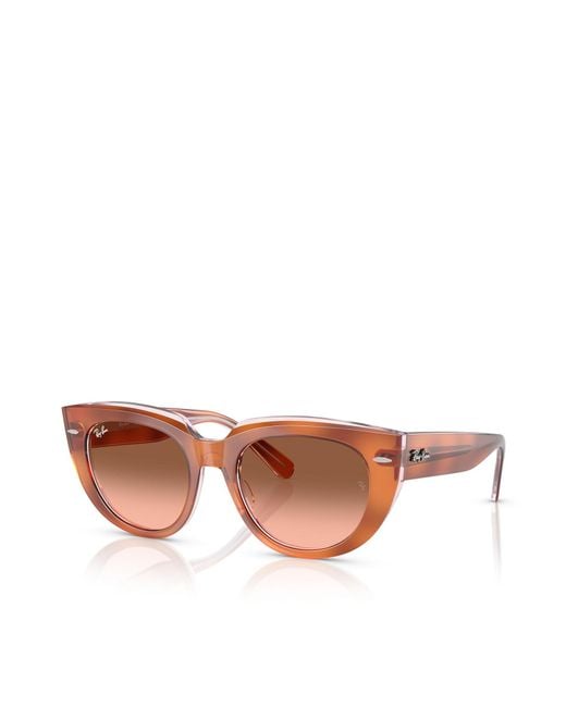Ray-Ban Pink Doreen Cat-Eye Sunglasses