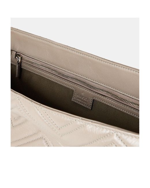 Gucci Gray Solid Color Shoulder Bag