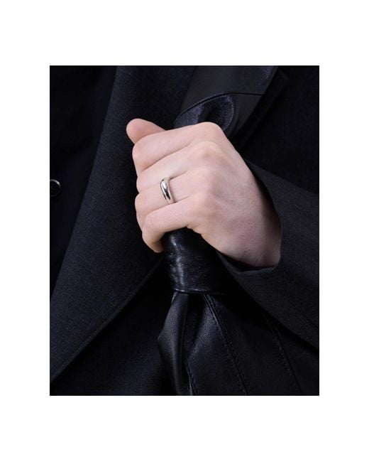 Lemaire White Drop Ring for men