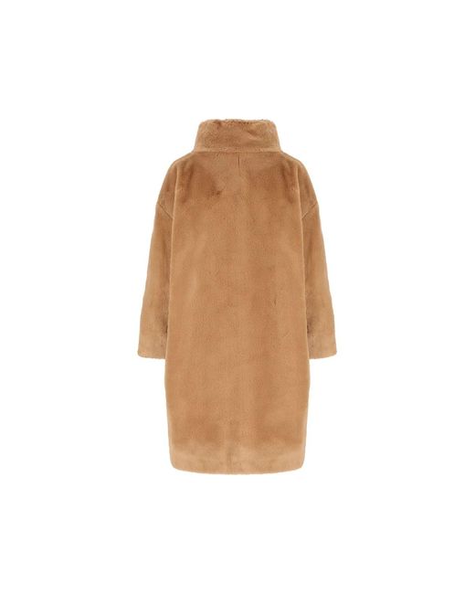 Herno Brown Single-Breasted Coats