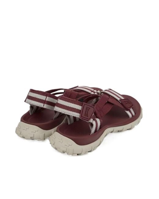 Camper Brown Drift Trail Striped Sandals