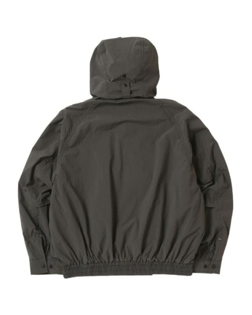 And Wander Gray Layered Cargo Jacket for men