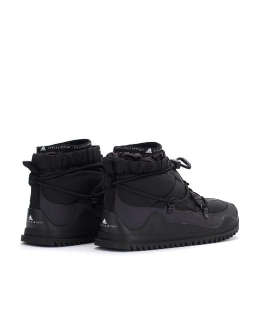 Stella McCartney Black Logo-Lacing Casual Sneakers