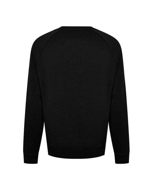 Balmain Black Logo Crew Sweater for men