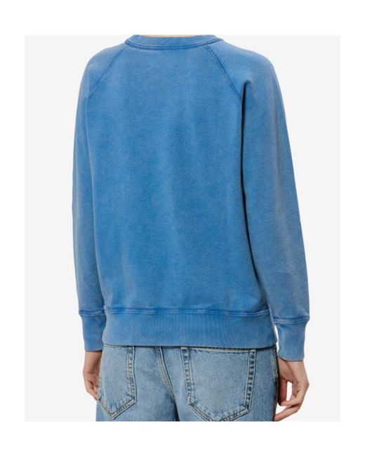 Isabel Marant Blue Isabel Marant Étoile Millyny Logo Sweatshirt