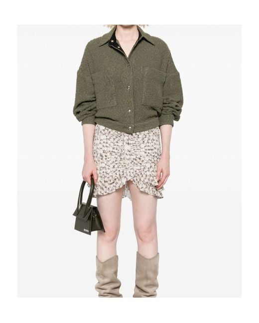 IRO Green Textured Pocket Jacket
