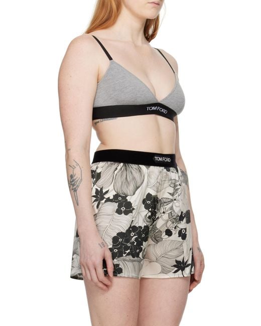 Tom Ford Gray Signature Bra