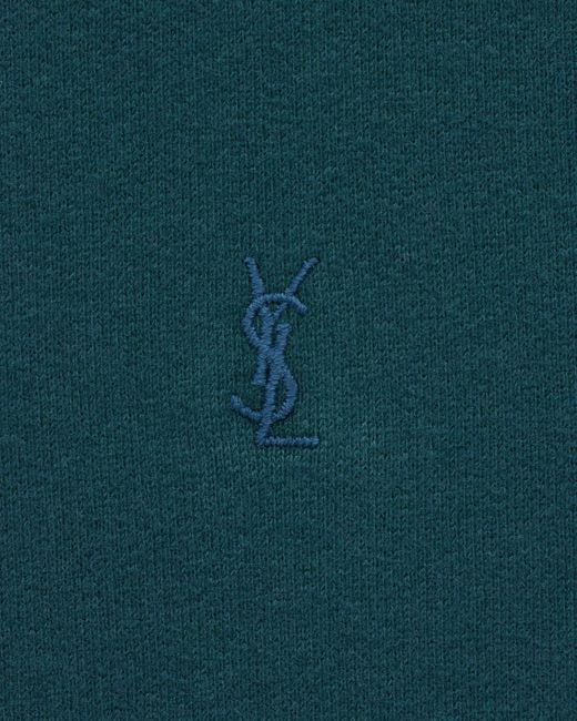Saint Laurent Green Cassandre Sweatshirt for men