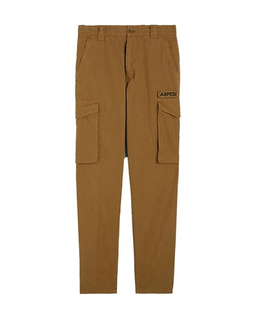 Aspesi Natural Belt Loops Slacks for men