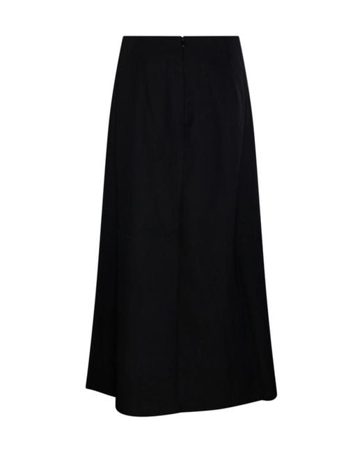 Studio Nicholson Black Fuse Pleated Skirt