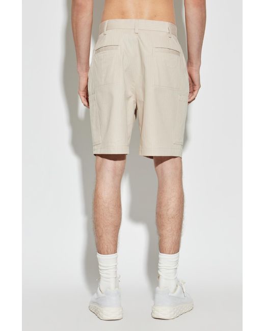 Eleventy Natural Cargo Shorts for men
