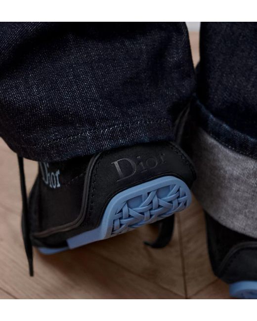 Dior Black Roadie Lace-Up Boot for men