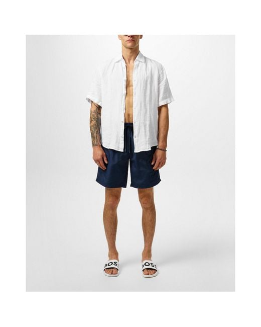Boss Blue Sports Shorts for men