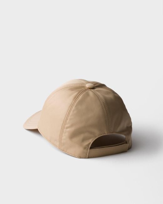 Prada Natural Re-Nylon Baseball Cap