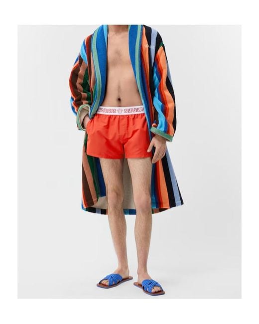 Versace Red Swim Shorts for men