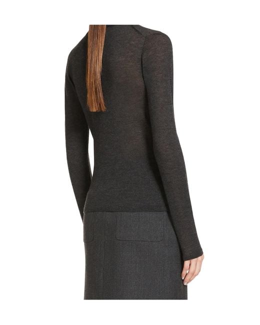 Max Mara Black Adda Turtleneck Long-Sleeved Jumper