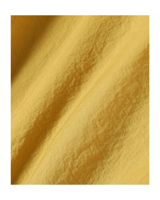 And Wander Yellow Hooded Zip Jacket for men