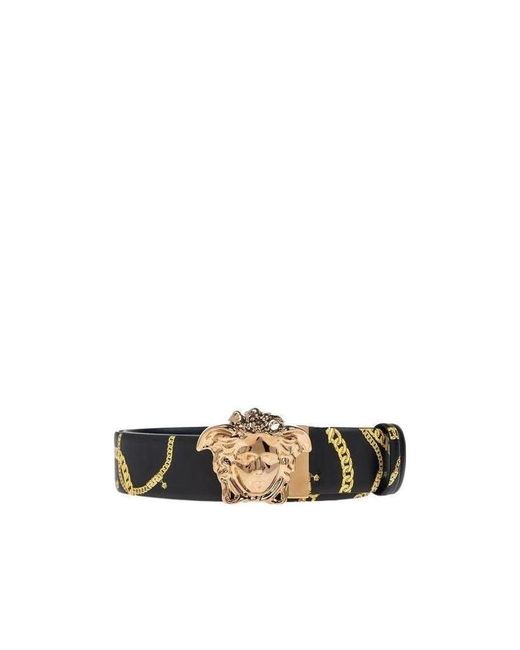 Versace White Medusa-Buckle Belt for men