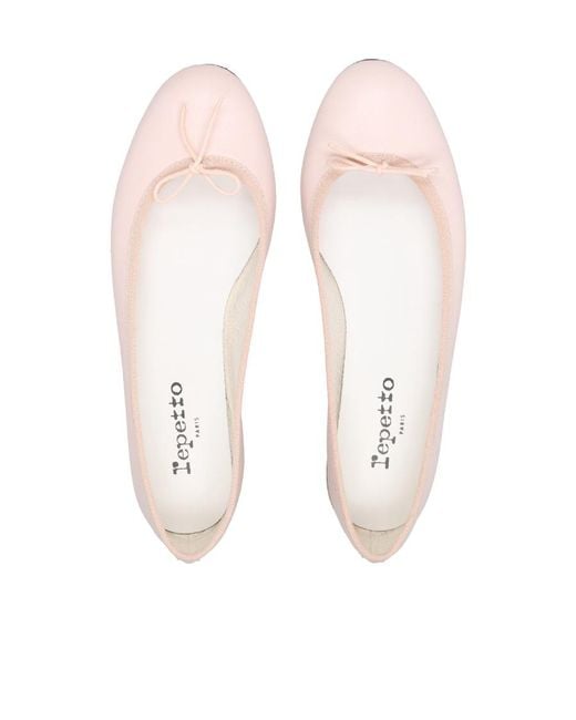 Repetto Natural Bow-Detail Ballerina Shoes
