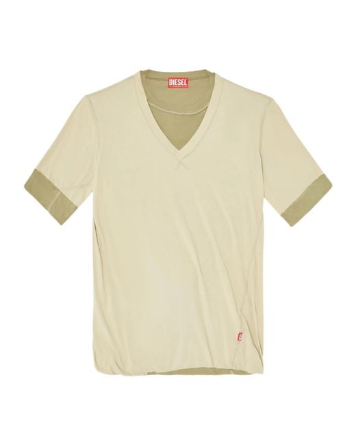 DIESEL Natural T-Moody Logo T-Shirt for men