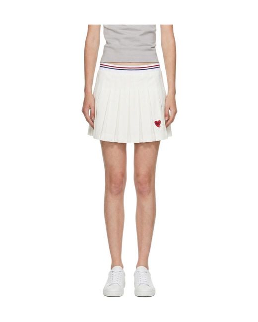 Marissa Chiara White Logo Skirt