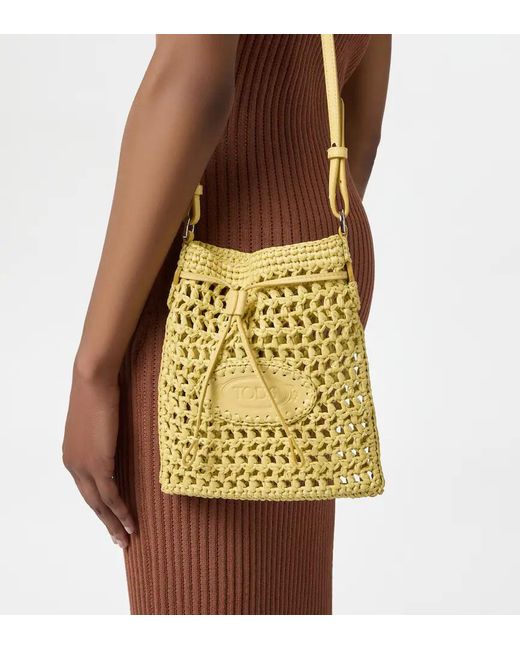 Tod's Metallic Bucket Bag