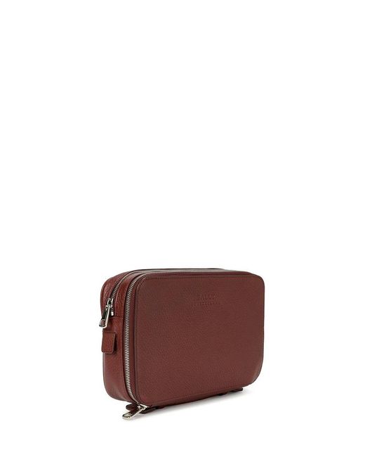 Bally Purple Logo Wallet for men