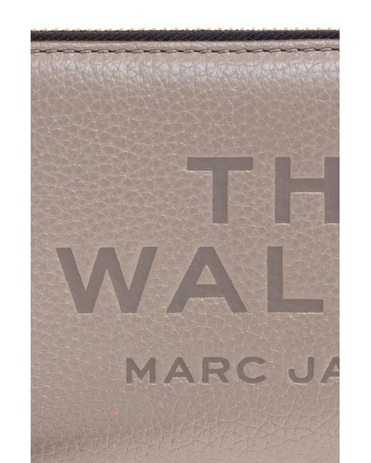 Marc Jacobs Gray Logo Zipper Wallet