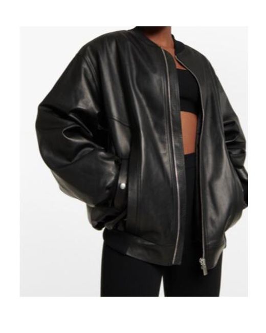 Magda Butrym Black Leather Jacket