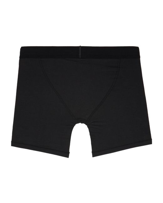 Skims Black Logo Boxer Briefs Three-Pack for men
