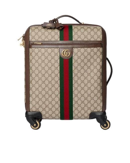Gucci Green Savoy Small Cabin Trolley