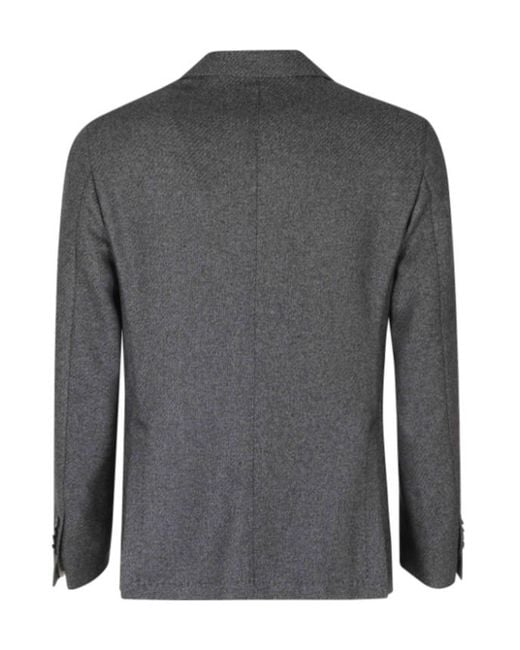L.b.m. 1911 Gray Long-Sleeve Blazer for men
