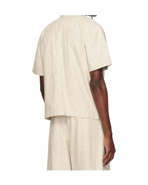 Entire studios Natural Off- Strand Shirt for men