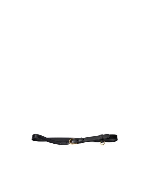 Prada White Leather Belt
