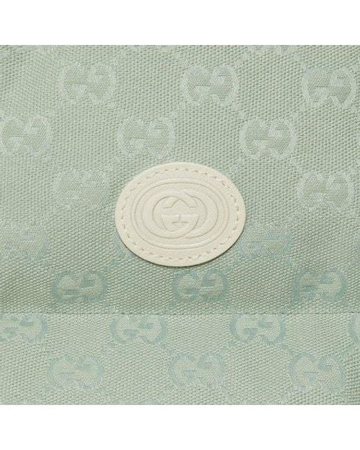Gucci Green Gg Panelled Padded Gilet
