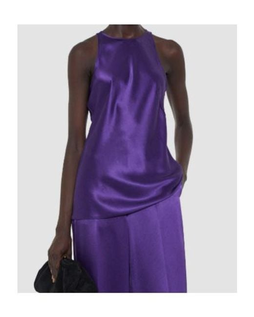 Joseph Purple Ritz Sleeveless Top