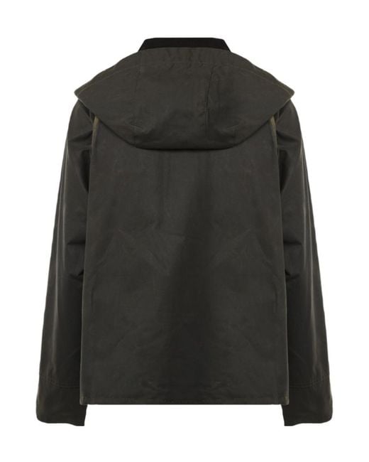 Barbour Black Avon Waxed Cotton Jacket