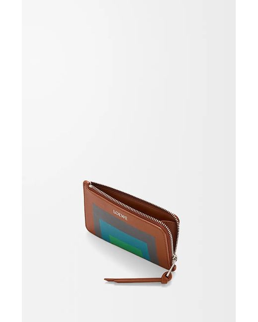 Loewe Blue Nappa Leather Coin Card Holder